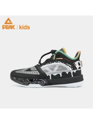 Soft PEAK Taichi Big Triangle Kids Basketball Shoes