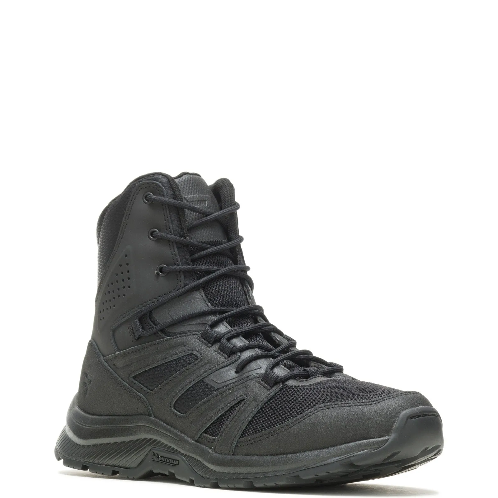 Outdoor Essentials Bates Rallyforce Tall Zip E04160 Mens Black Leather Tactical Boots