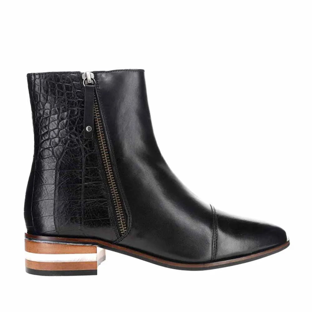 LE SANSA MERA BLACK CROC Yellow stain - resistant