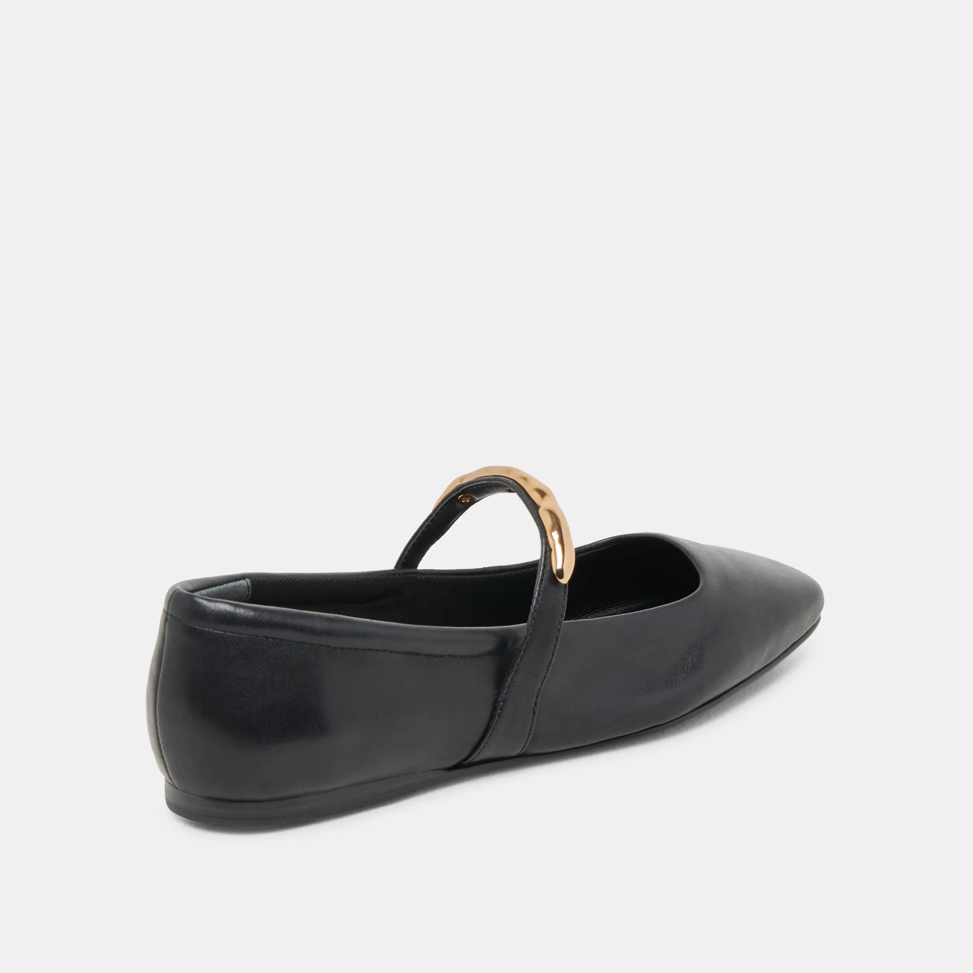 RADYA BALLET FLATS BLACK LEATHER Class Mood music fest