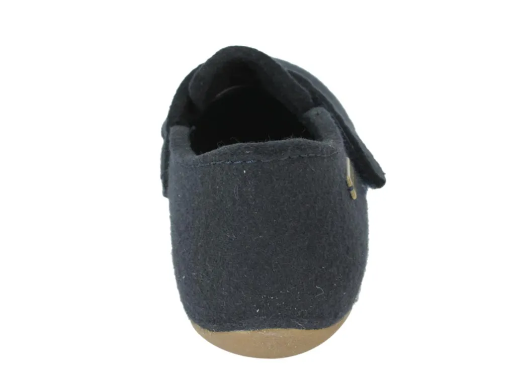 Haflinger Slippers Everest Focus Navy Instant Comfort Shoes