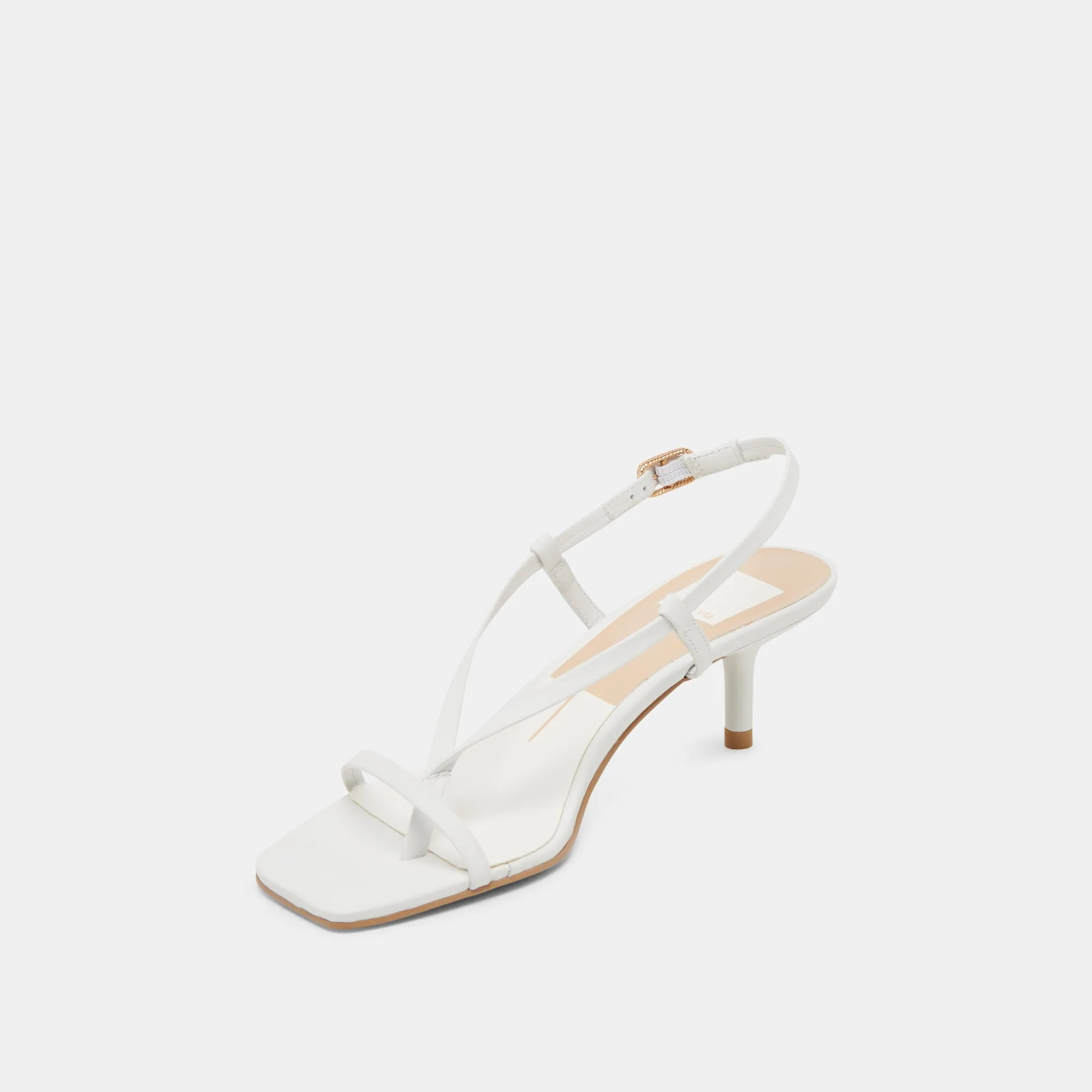 LAURY HEELS TRUE WHITE LEATHER Lace Up Court
