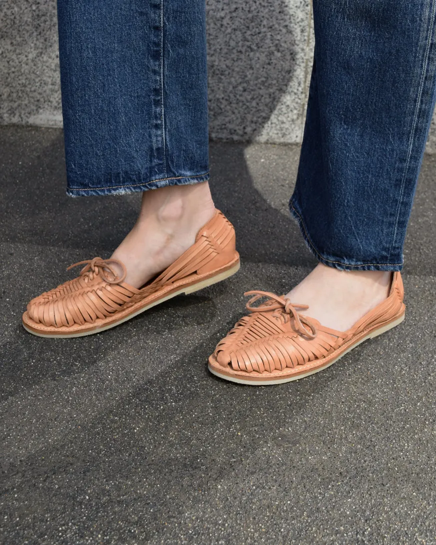 Love Path Anti Odor Chamula Merida Huarache in Tan