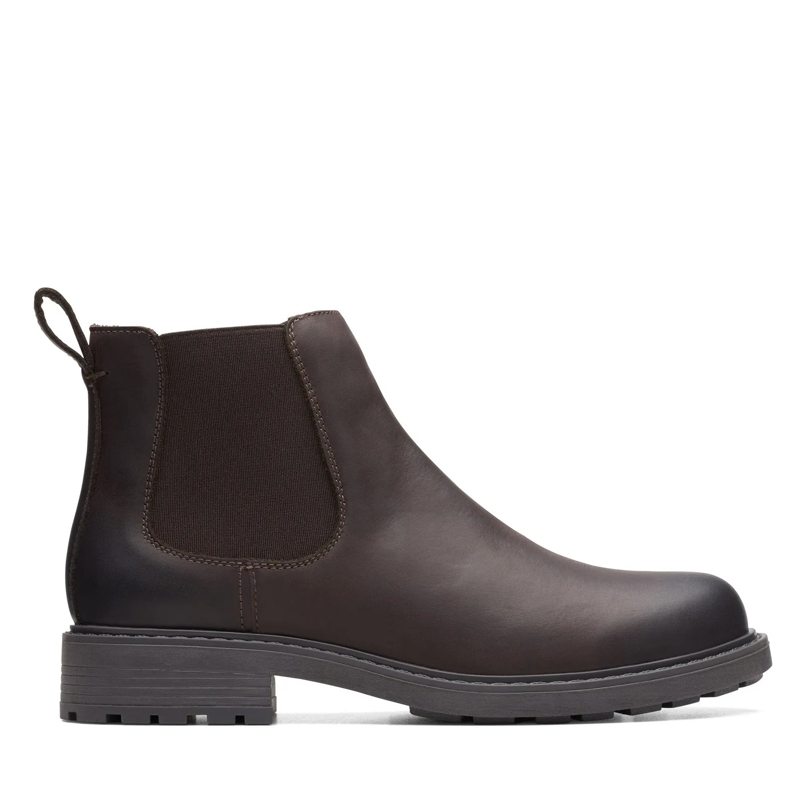 Heel Support Clarks Orinoco 2 Lane 26174783 Womens Brown Leather Chelsea Boots