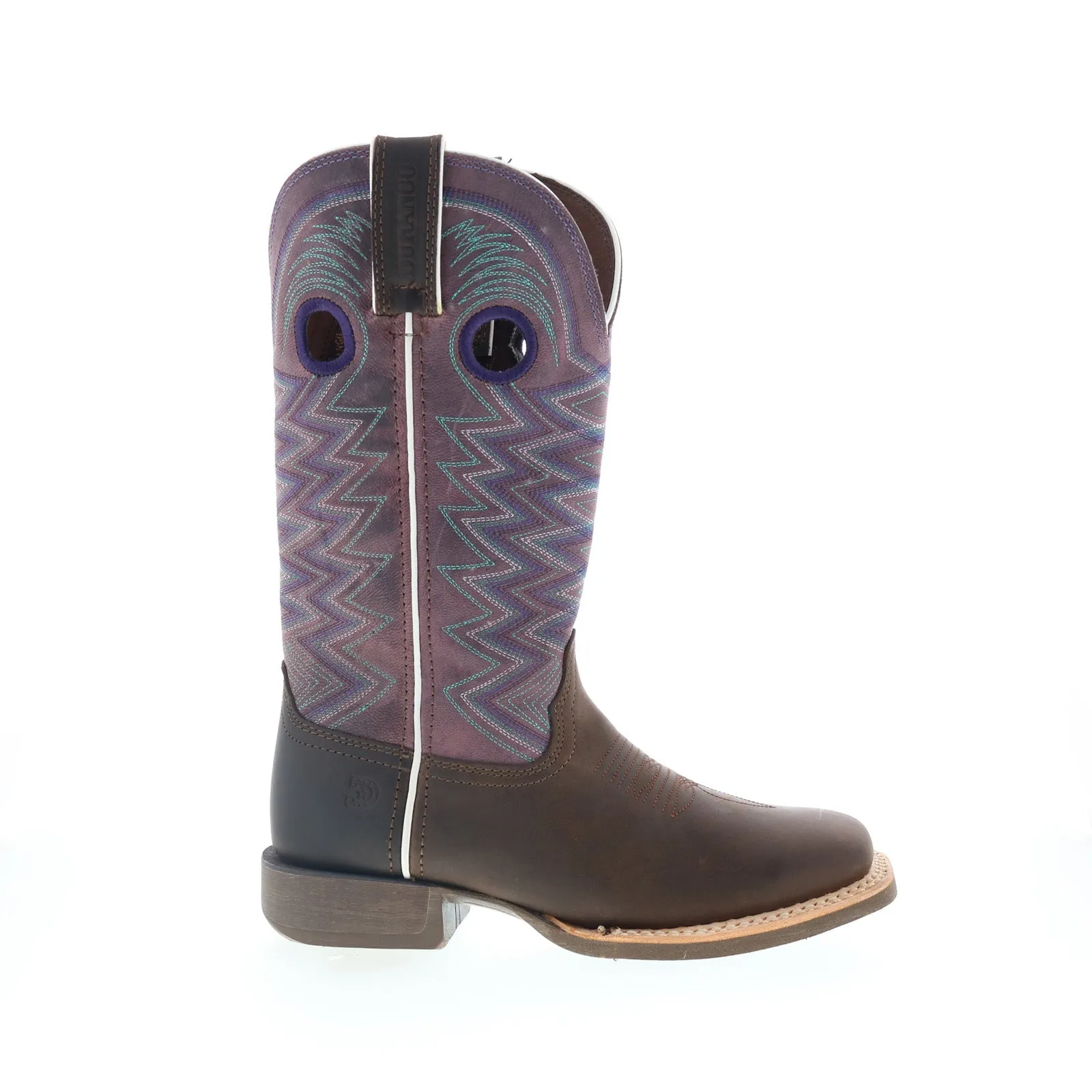 Ground Force Durango Lady Rebel Pro DRD0354 Womens Brown Leather Slip On Western Boots
