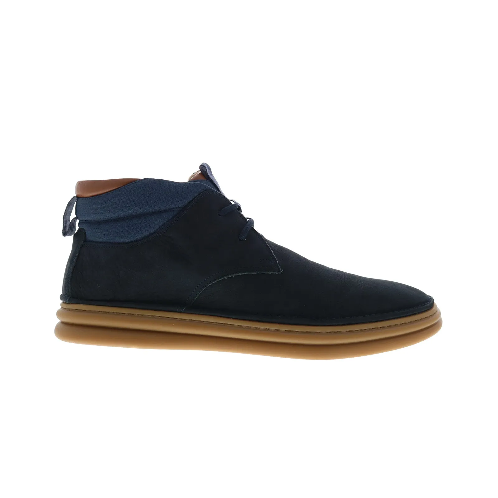 Comfortable Stride Soft Support Stacy Adams Delson 25556-410 Mens Blue Nubuck Lace Up Chukkas Boots