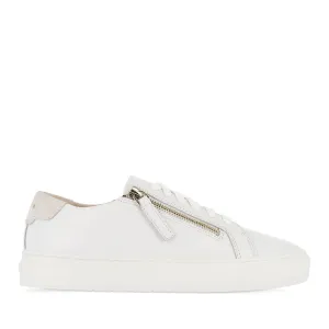 Buckle Closure Nubuck BILLIE - WHITE TUMBLED LEATHER