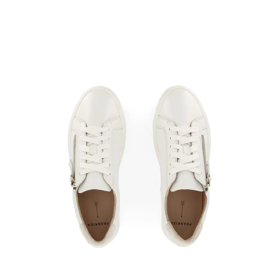 Anti - fatigue birthday party BILLIE - WHITE TUMBLED LEATHER