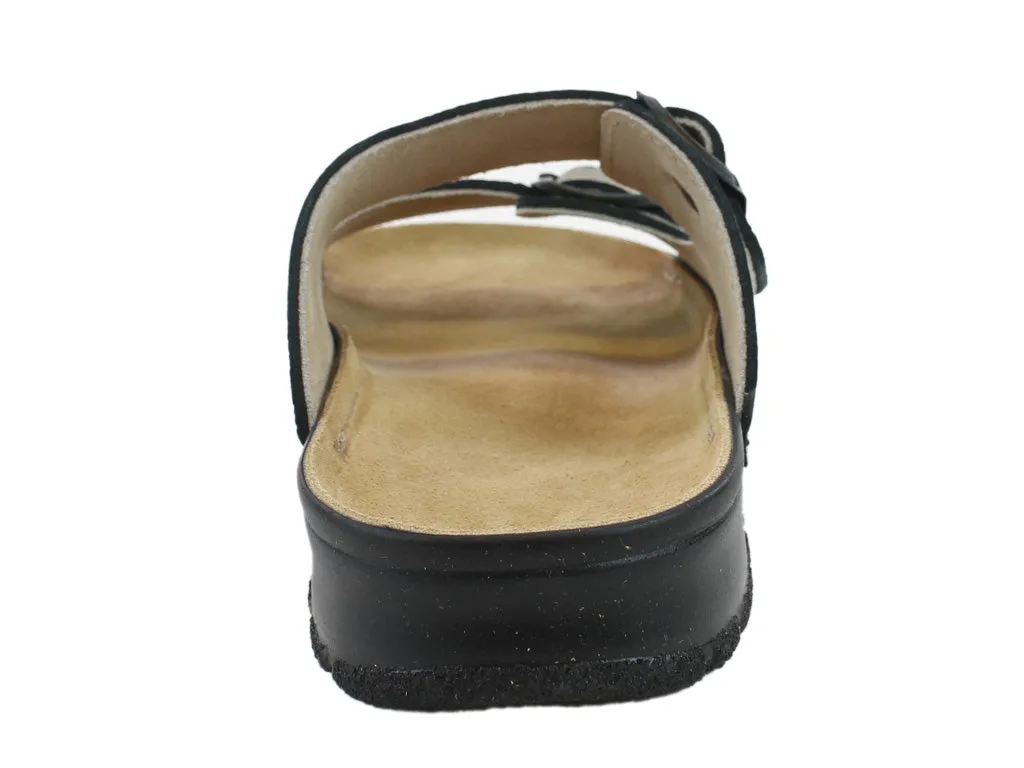 OmaKing Meeliku Classic leather sandals Pewter Foot Stability