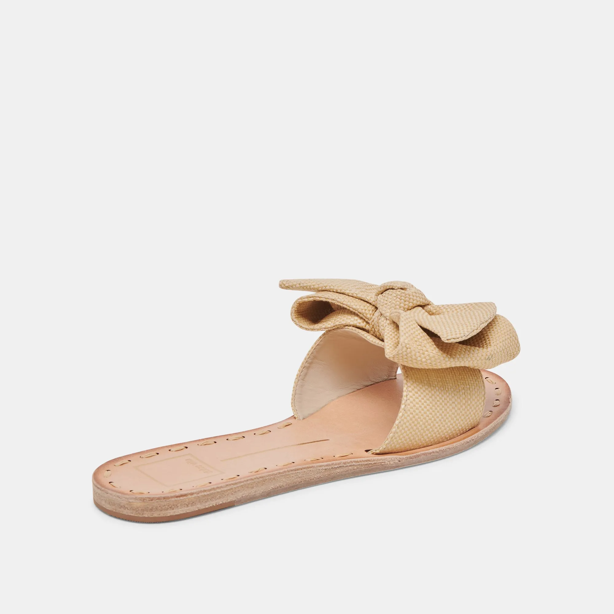 Long Step Drive Mood DARSEY SANDALS LT NATURAL RAFFIA