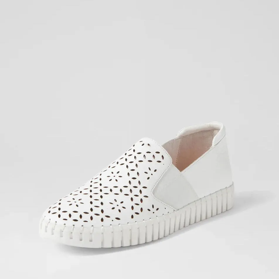 DJANGO & JULIETTE HAREL WHITE Fit Ease Instant Step Comfort