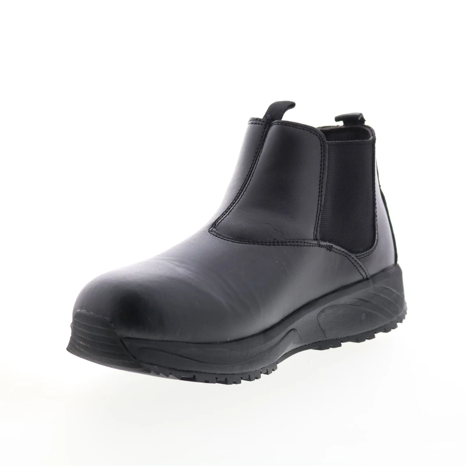 Nautilus Skidbuster Pull On SR Soft Toe Electric Hazard Mens Black Wide Boots Summer Hike Music Festival
