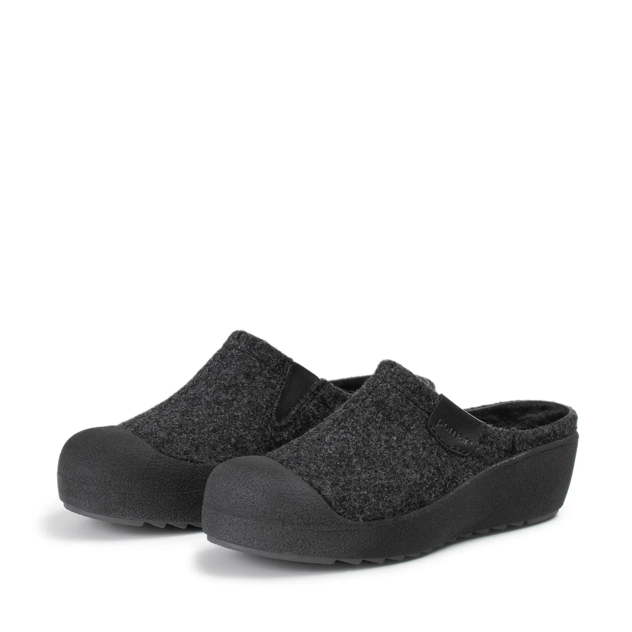 VIIRU Women's felt slip-ons Step In Slip Instant Slip On