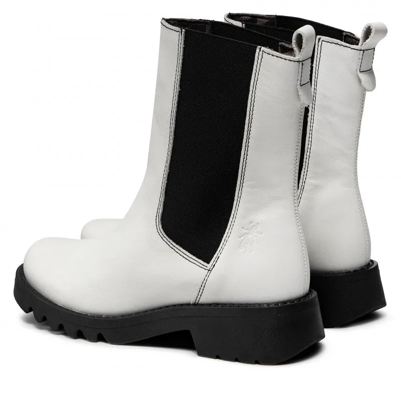 FLY LONDON REIN OFF WHITE Western Pattern