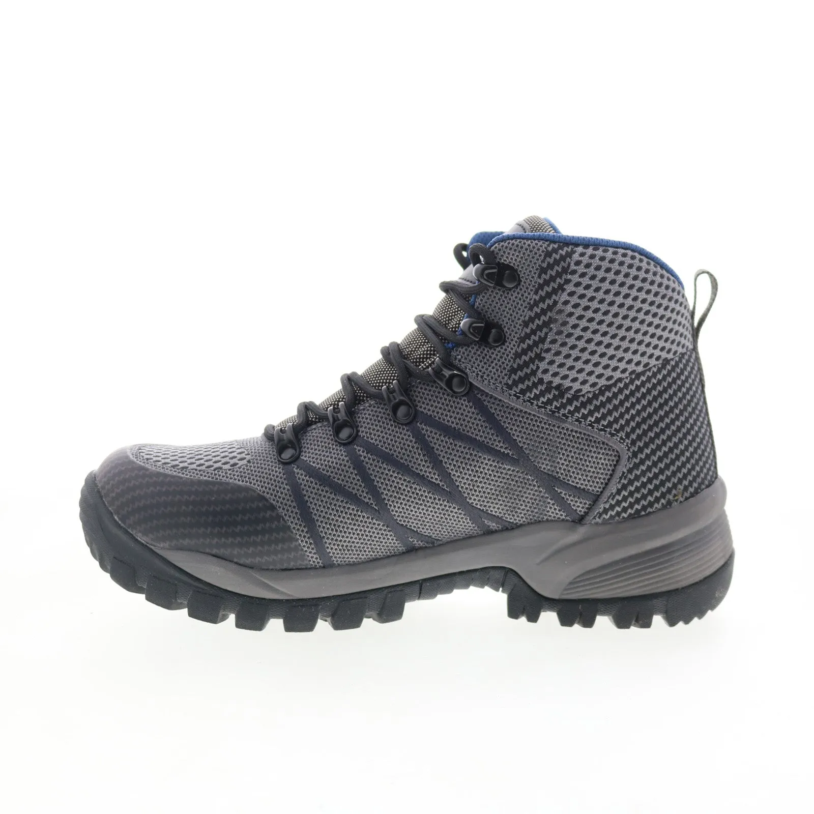Slip-On Design Propet Traverse MBA042KGRB Mens Gray Extra Wide 3E Mesh Hiking Boots