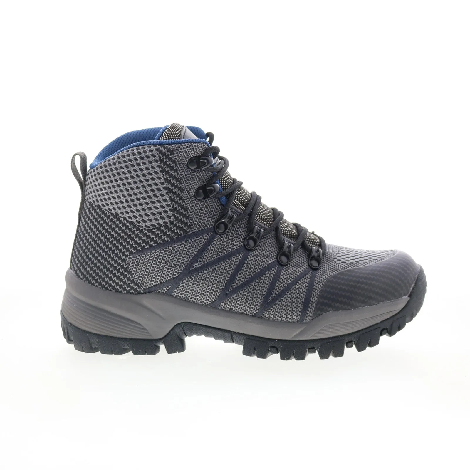 Support Foot Propet Traverse MBA042KGRB Mens Gray Extra Wide 3E Mesh Hiking Boots