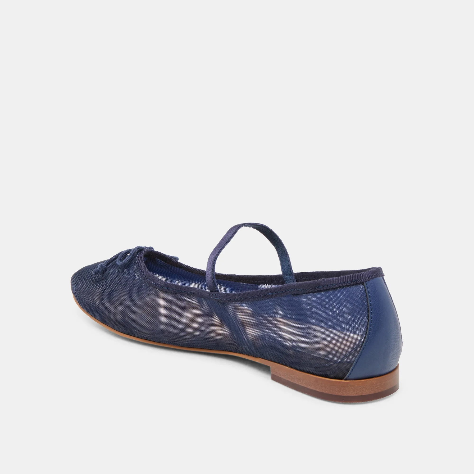 CADEL BALLET FLATS NAVY MESH Sale Mood