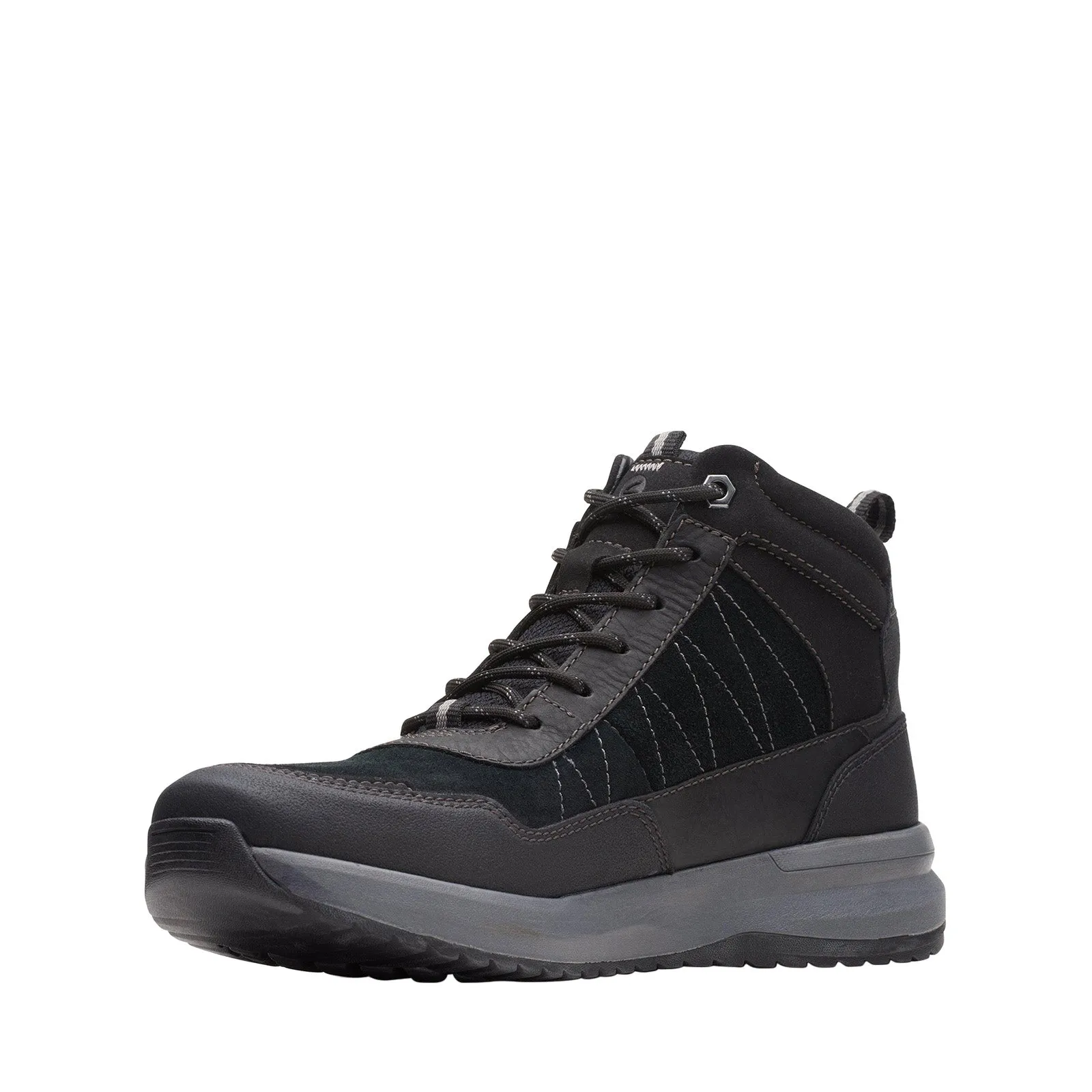 Casual Day Clarks Wellman Top AP 26168235 Mens Black Leather Casual Dress Boots