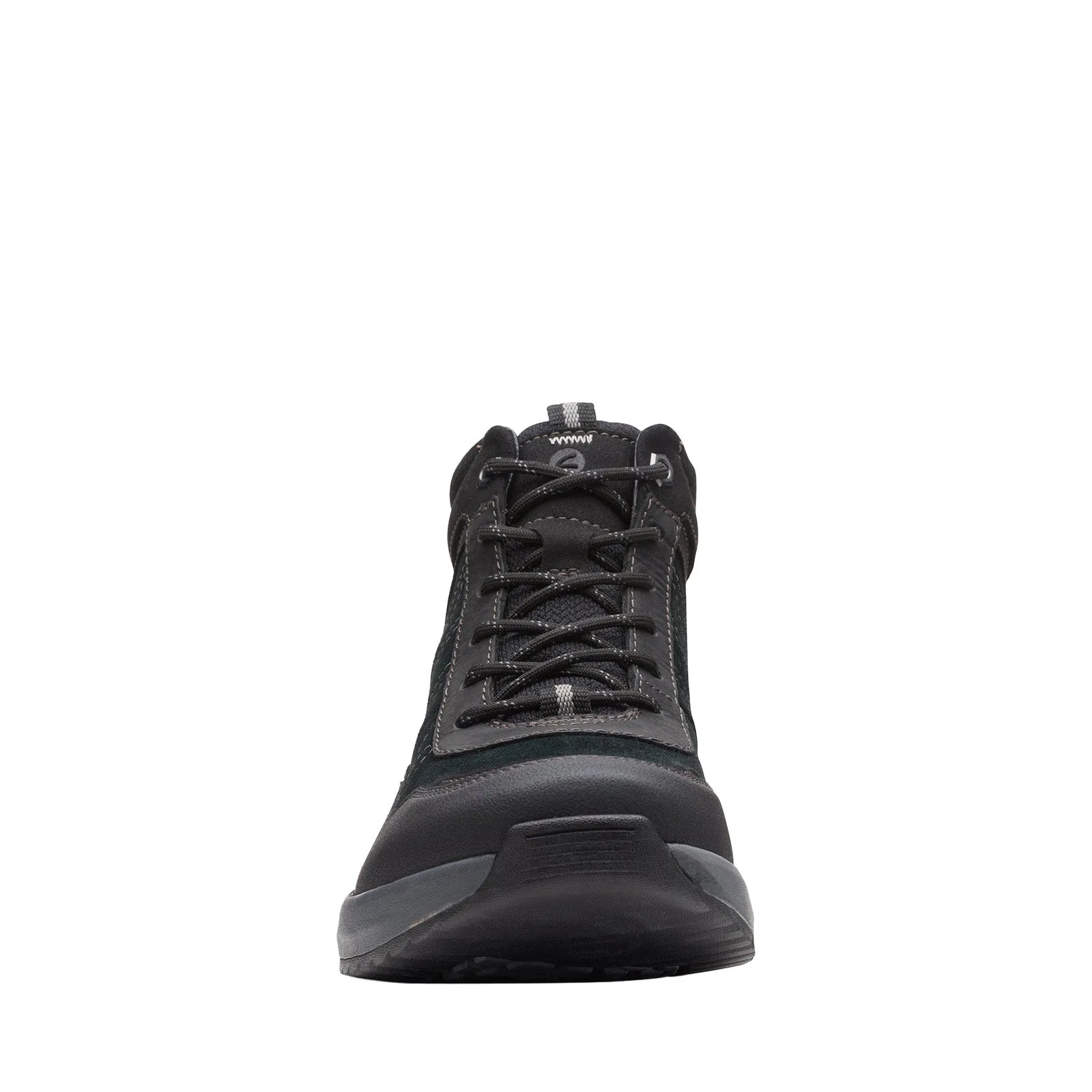Clarks Wellman Top AP 26168235 Mens Black Leather Casual Dress Boots Quality craftsmanship