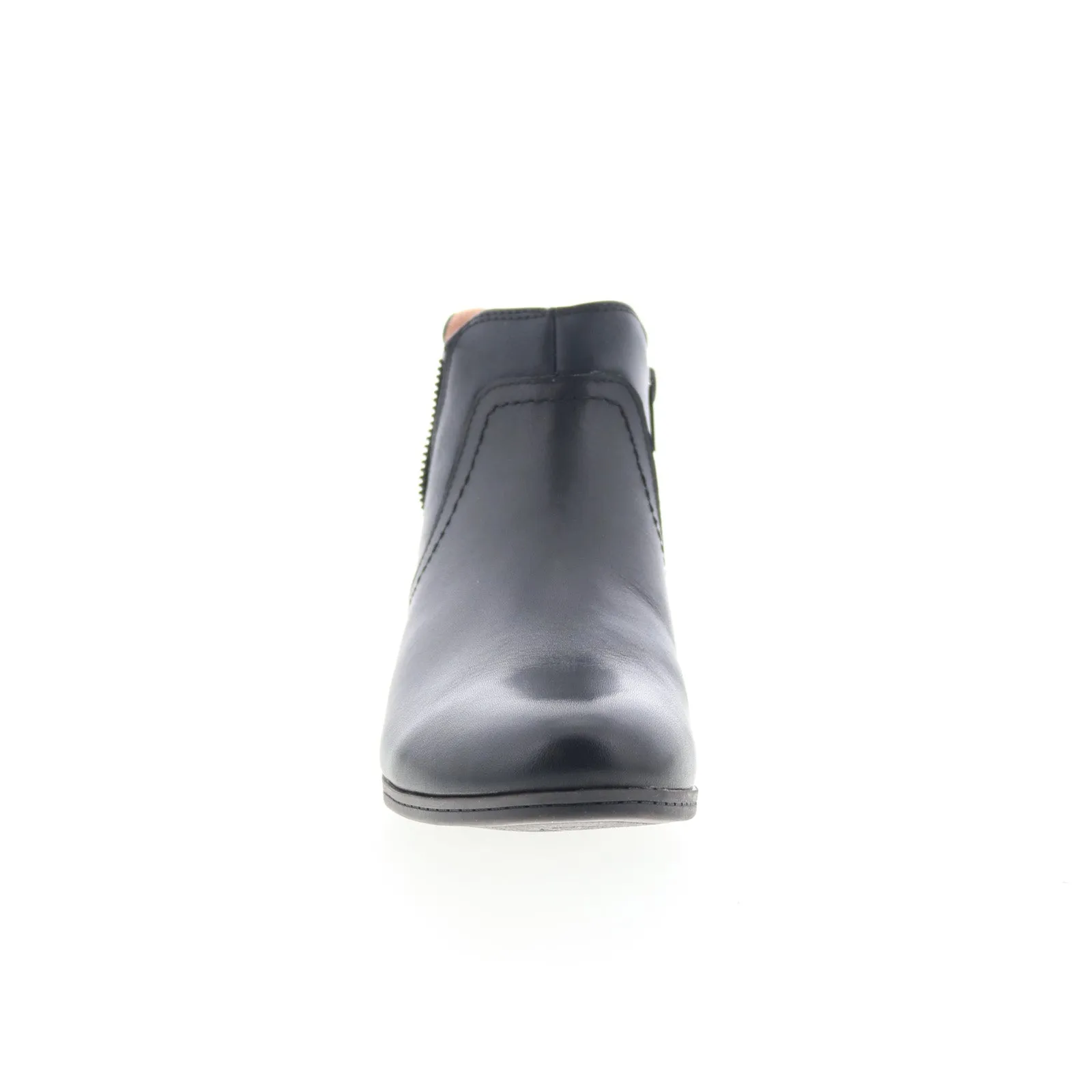 Cobb Hill Crosbie Gore CI9332 Womens Black Leather Ankle & Booties Boots Subtle design