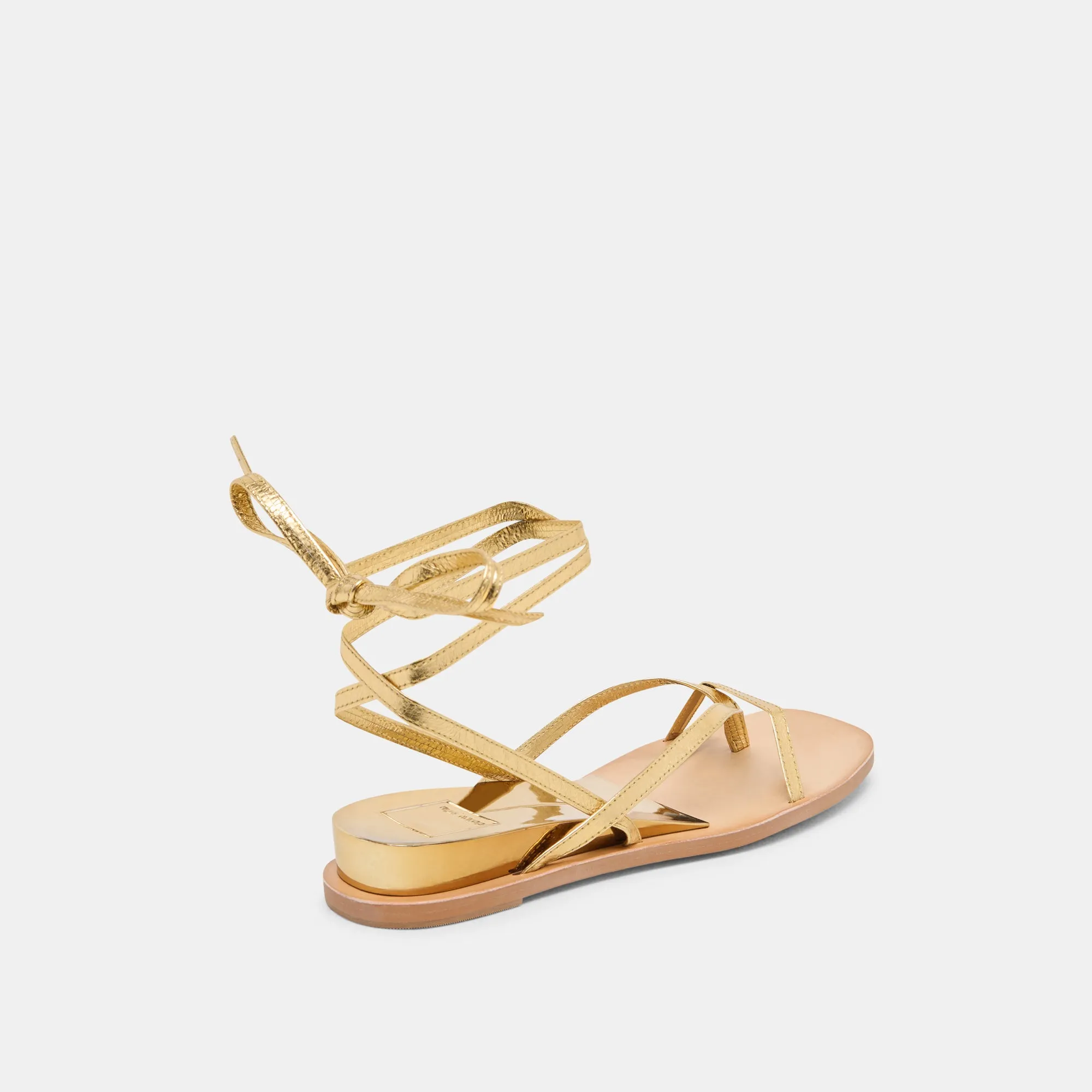 RUDIE SANDALS DARK GOLD METALLIC LEATHER Fashion Forward