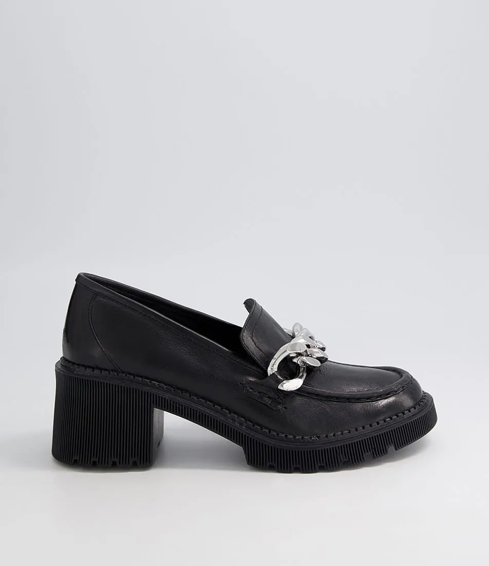 Harbor Path Stylish Everyday Shoes DJANGO & JULIETTE ZUSK BLACK