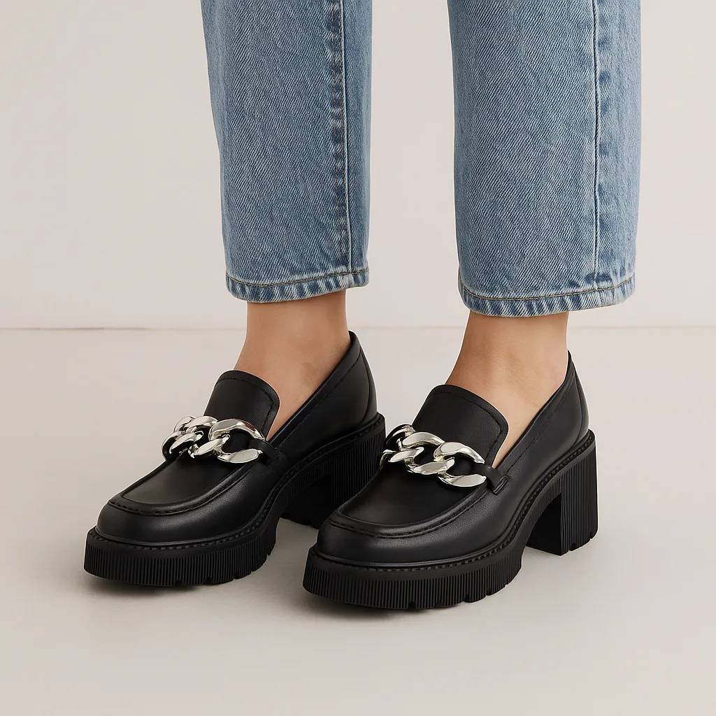 DJANGO & JULIETTE ZUSK BLACK Flexible Sole