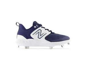 New Balance Men's Fresh Foam X 3000 V6 Metal Baseball Cleats - Navy with White - L3000TN6 Smart Chic