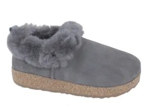Haflinger Clogs Sheepskin Iceland Anthracite Foot Support