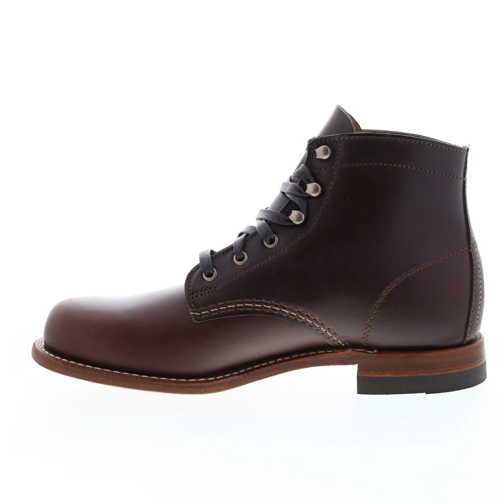 Wolverine 1000 Mile Plain Toe Boot W05301 Mens Brown Casual Dress Boots Camping Trip Street Walk