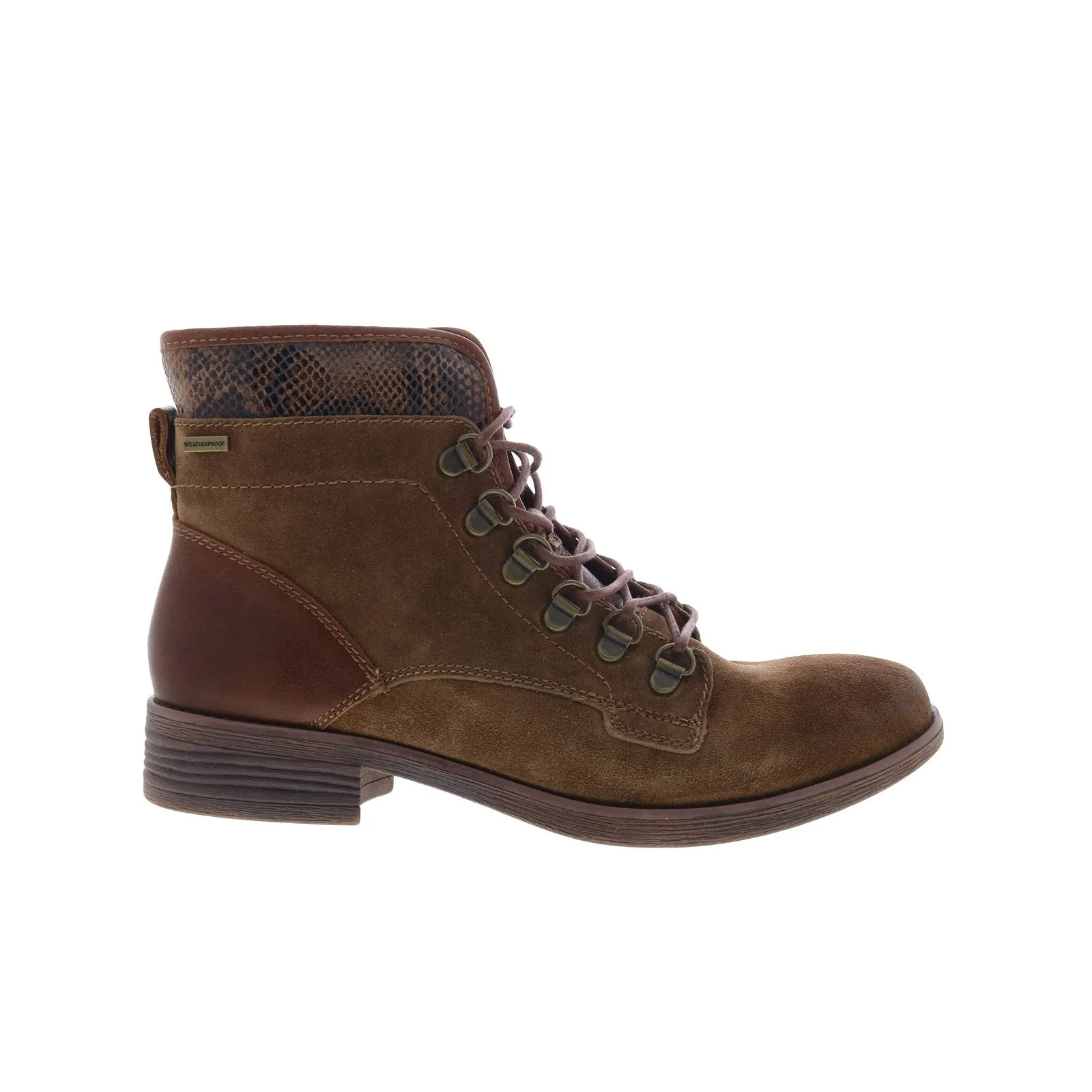 Comfortiva Tomeo CT0025220 Womens Brown Suede Lace Up Casual Dress Boots Lightweight Wear