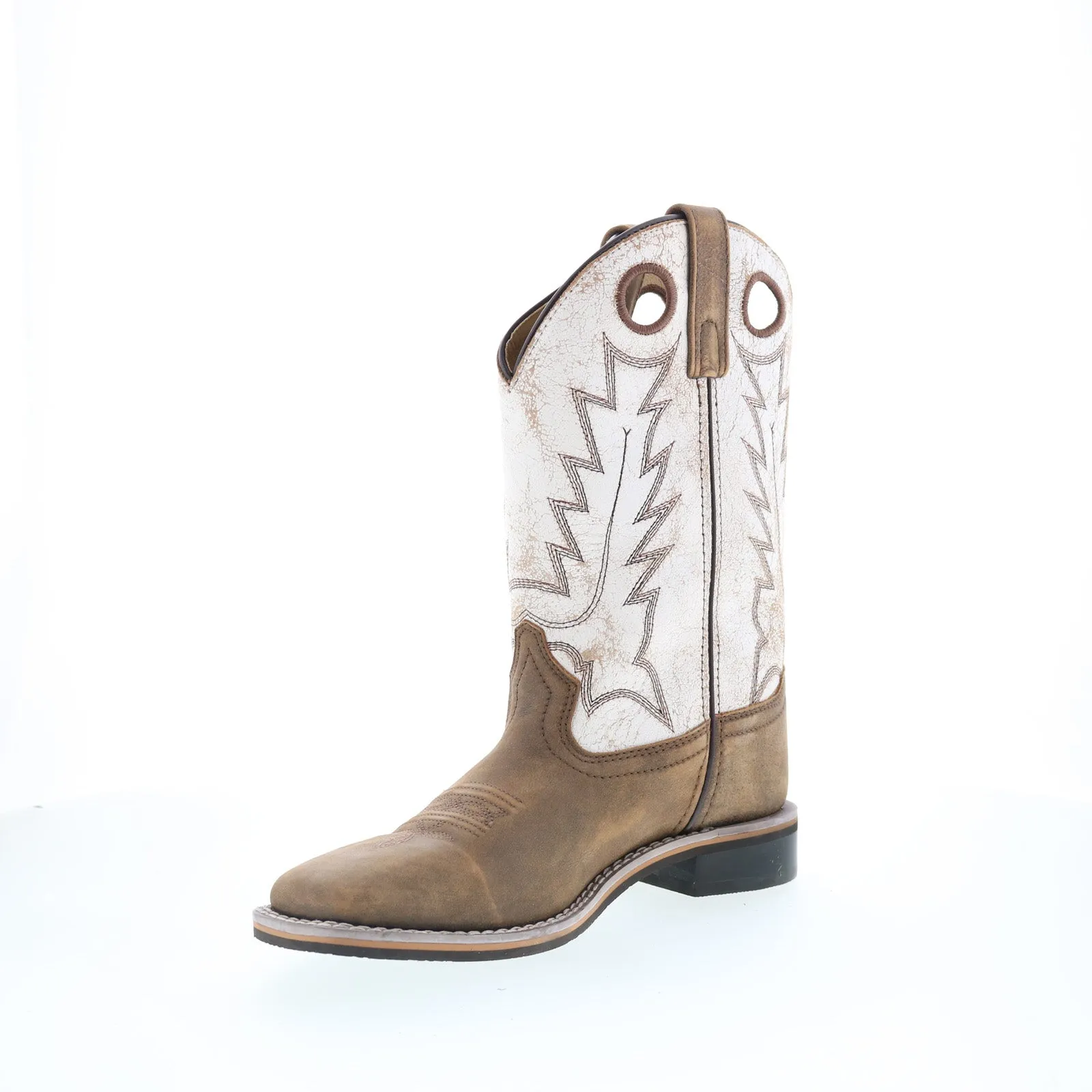 Rugged Comfort Thick Grip Smoky Mountain Boots Drifter Square Toe Womens Brown Leather Western Boots