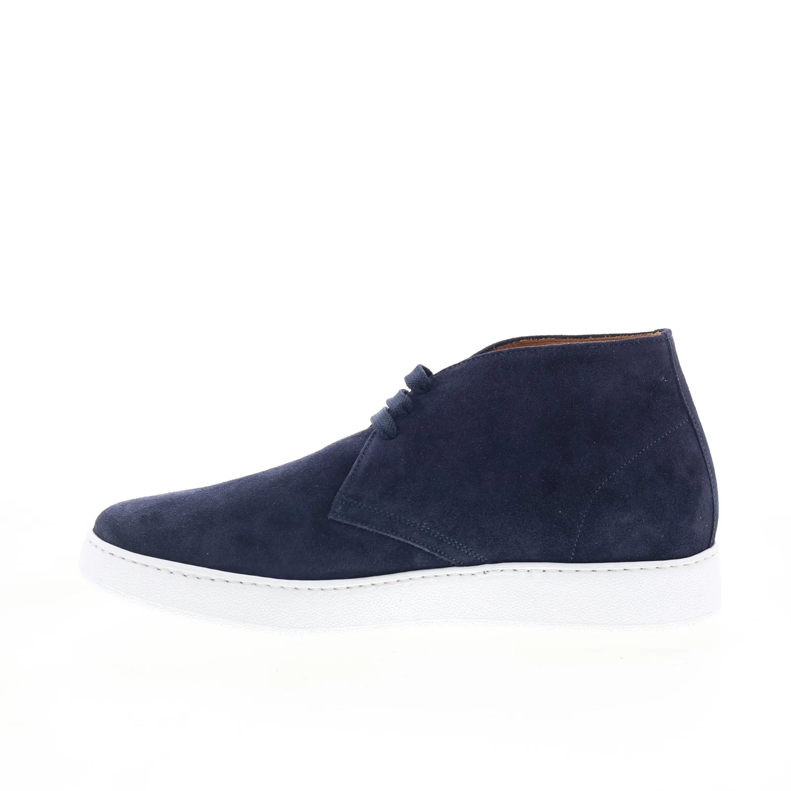 Zelli Italia Otto Italian Nappa Suede 46-597-NVY Mens Blue Chukkas Boots Comfortable buckles Ready Use