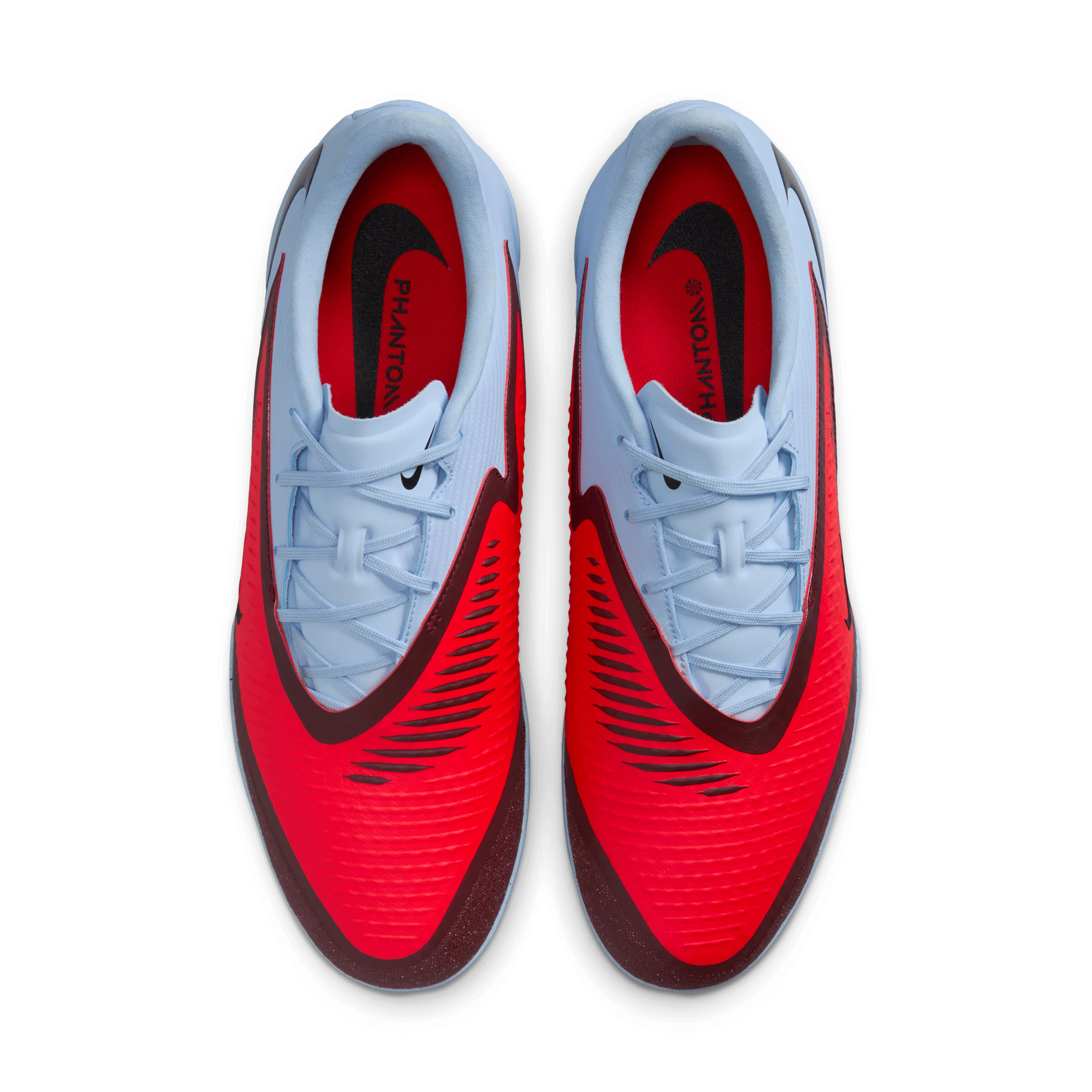 Nike Phantom 6 Low Academy IC Indoor Football Shoes (Royal Tint/Bright Crimson) London Cool