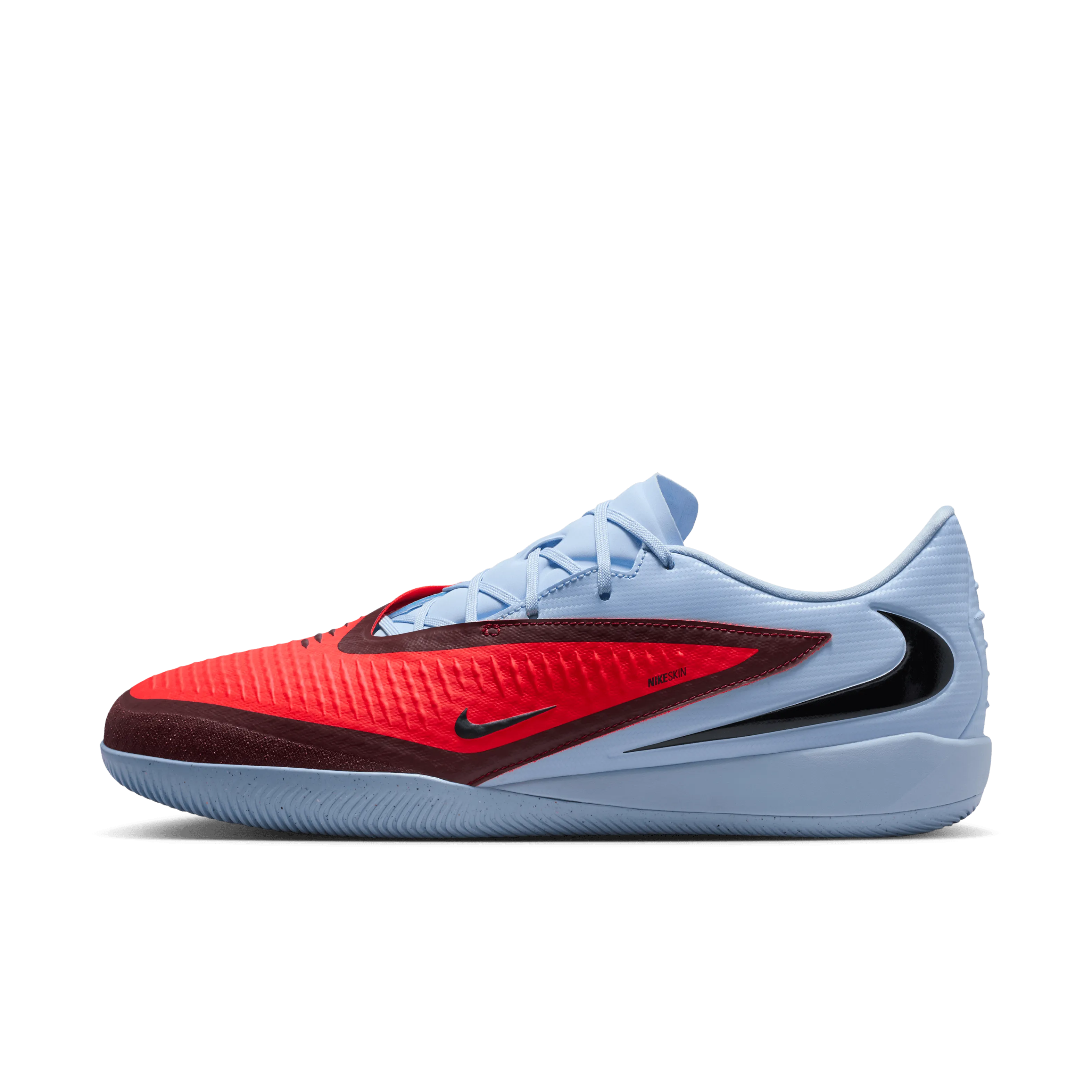 Nike Phantom 6 Low Academy IC Indoor Football Shoes (Royal Tint/Bright Crimson) Beach Fun Snow Warm