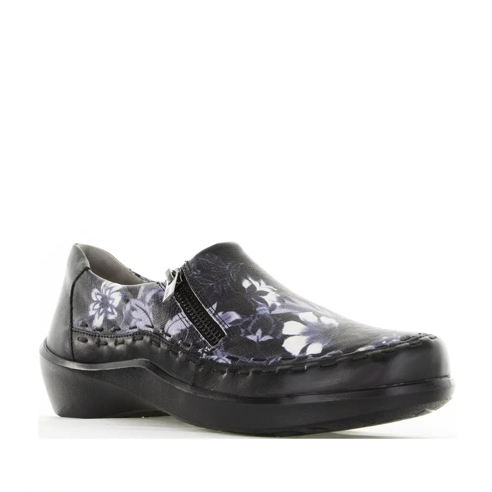 ZIERA ALAYANA BLACK FLOWER Dust Guard Daily Comfort