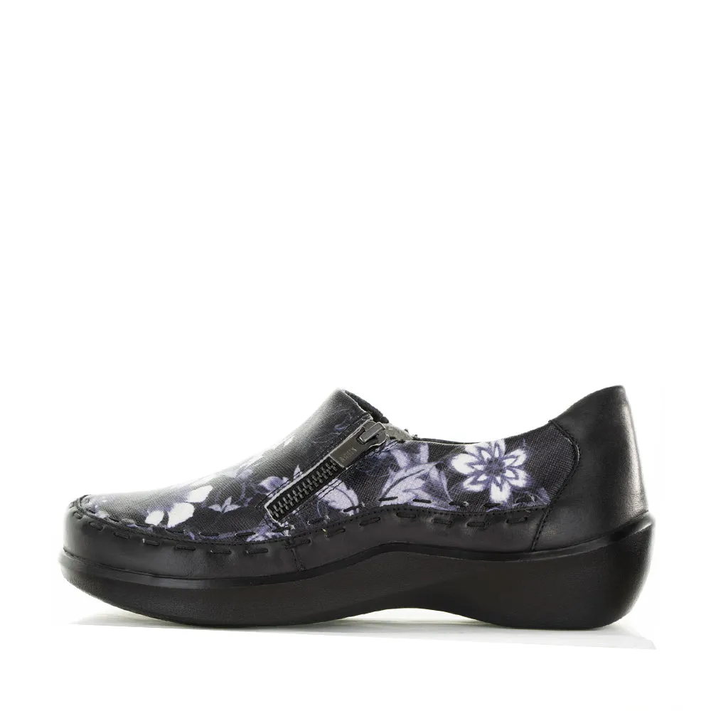 ZIERA ALAYANA BLACK FLOWER Canvas Cool Hiking Mood