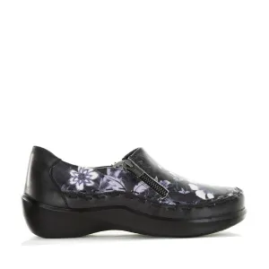 ZIERA ALAYANA BLACK FLOWER Icon Walk Flexible Fit