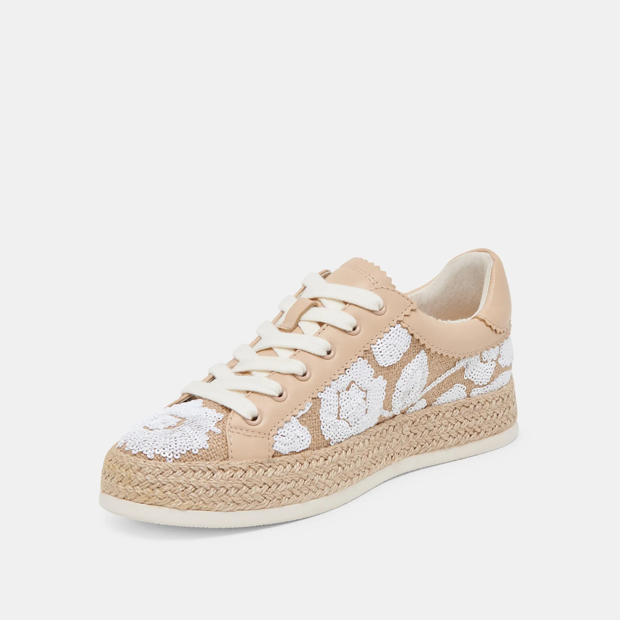 AZALIA SNEAKERS NATURAL MULTI FLORAL SEQUIN Retro-inspired cushioning Urban Pace