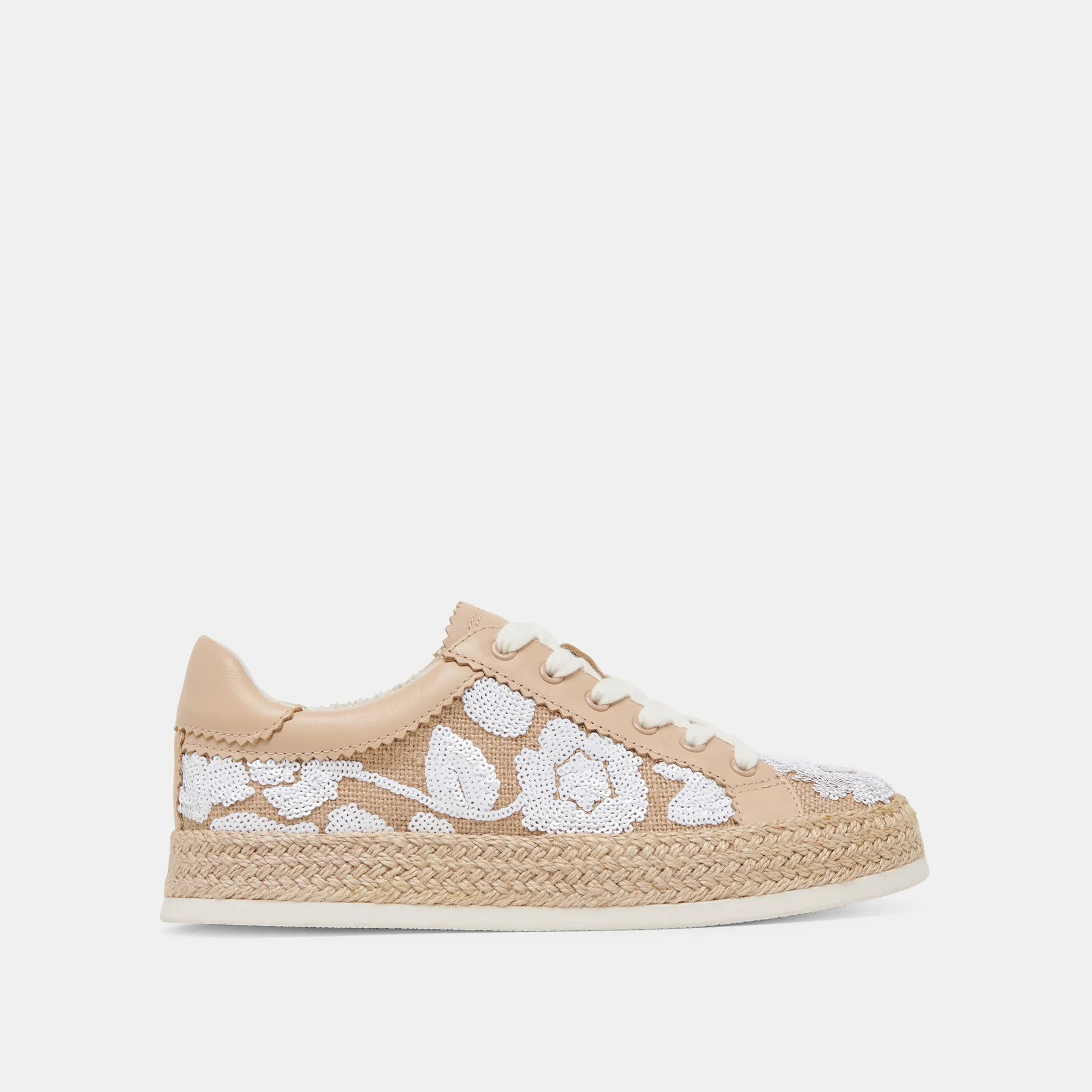 AZALIA SNEAKERS NATURAL MULTI FLORAL SEQUIN City Step Chic Flair