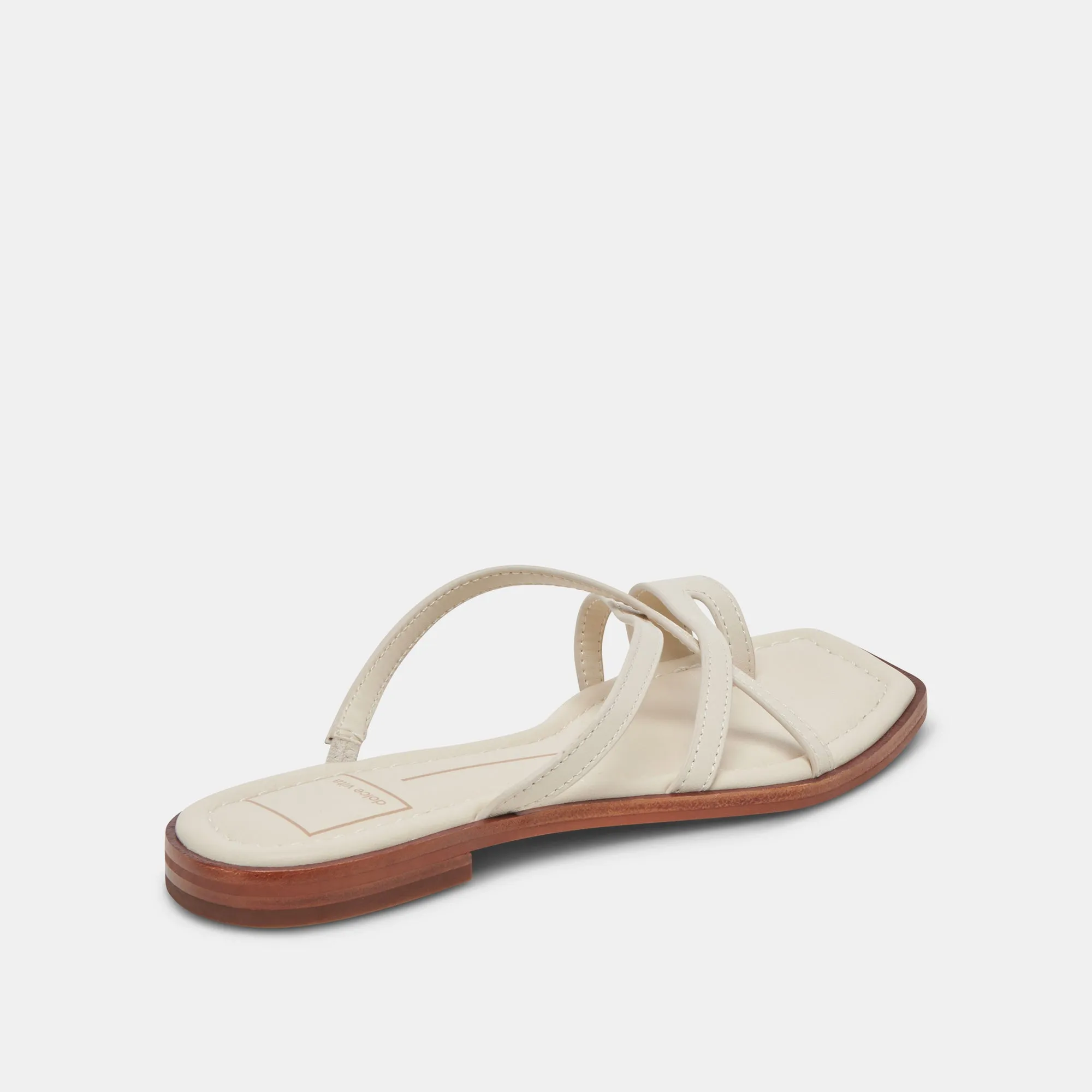 INDIGO SANDALS IVORY LEATHER Simple Wear