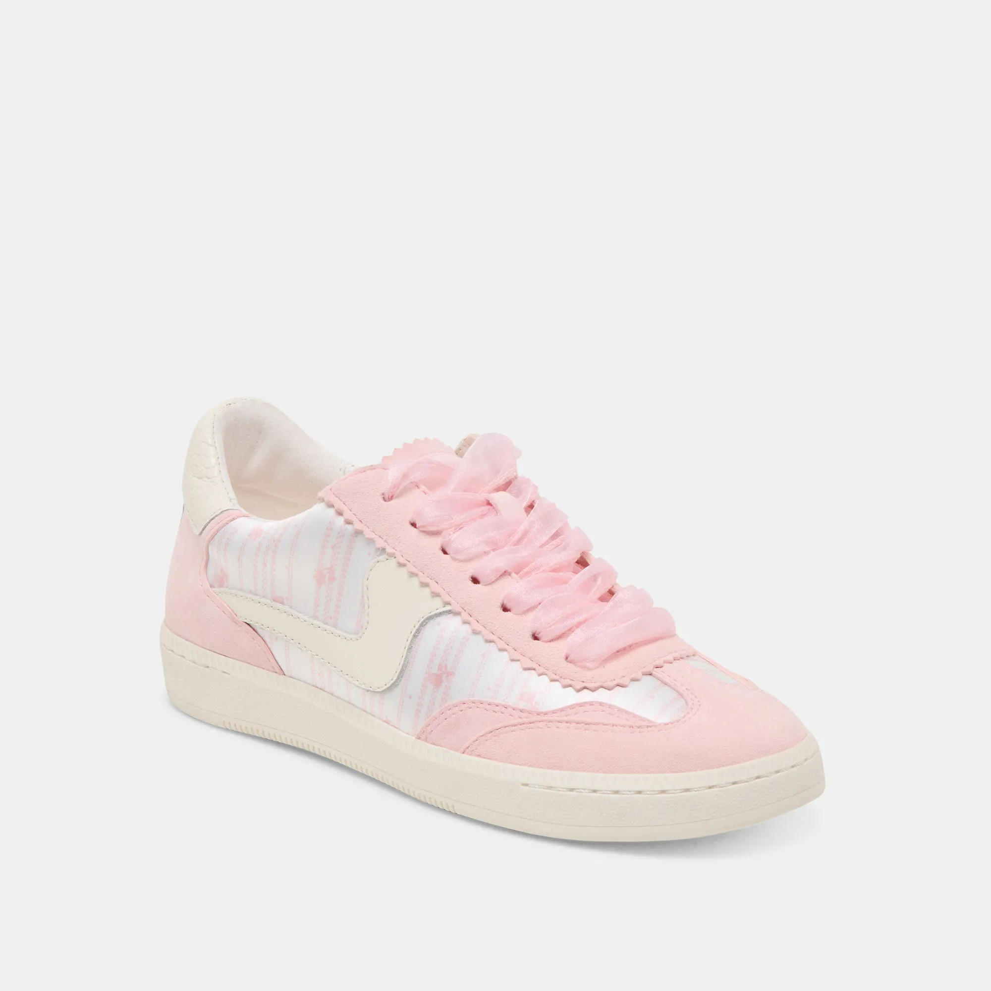 Fashion Edge Responsive cushioning NOTICE X BYRDIE GOLF SNEAKERS PINK FLORAL NYLON