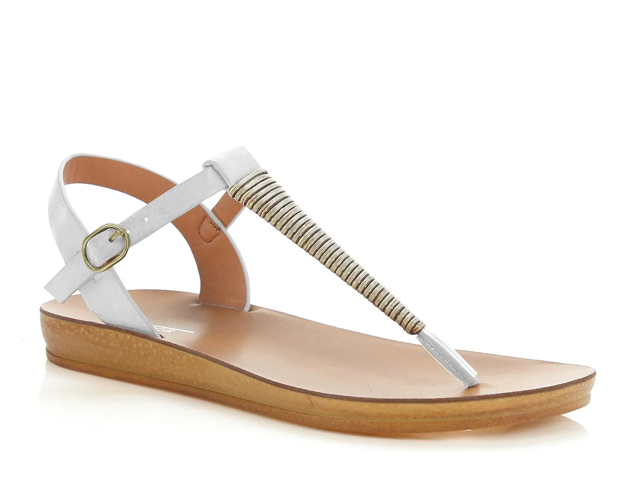Breathable Upper Breathable mesh Breana  Flat Sandals