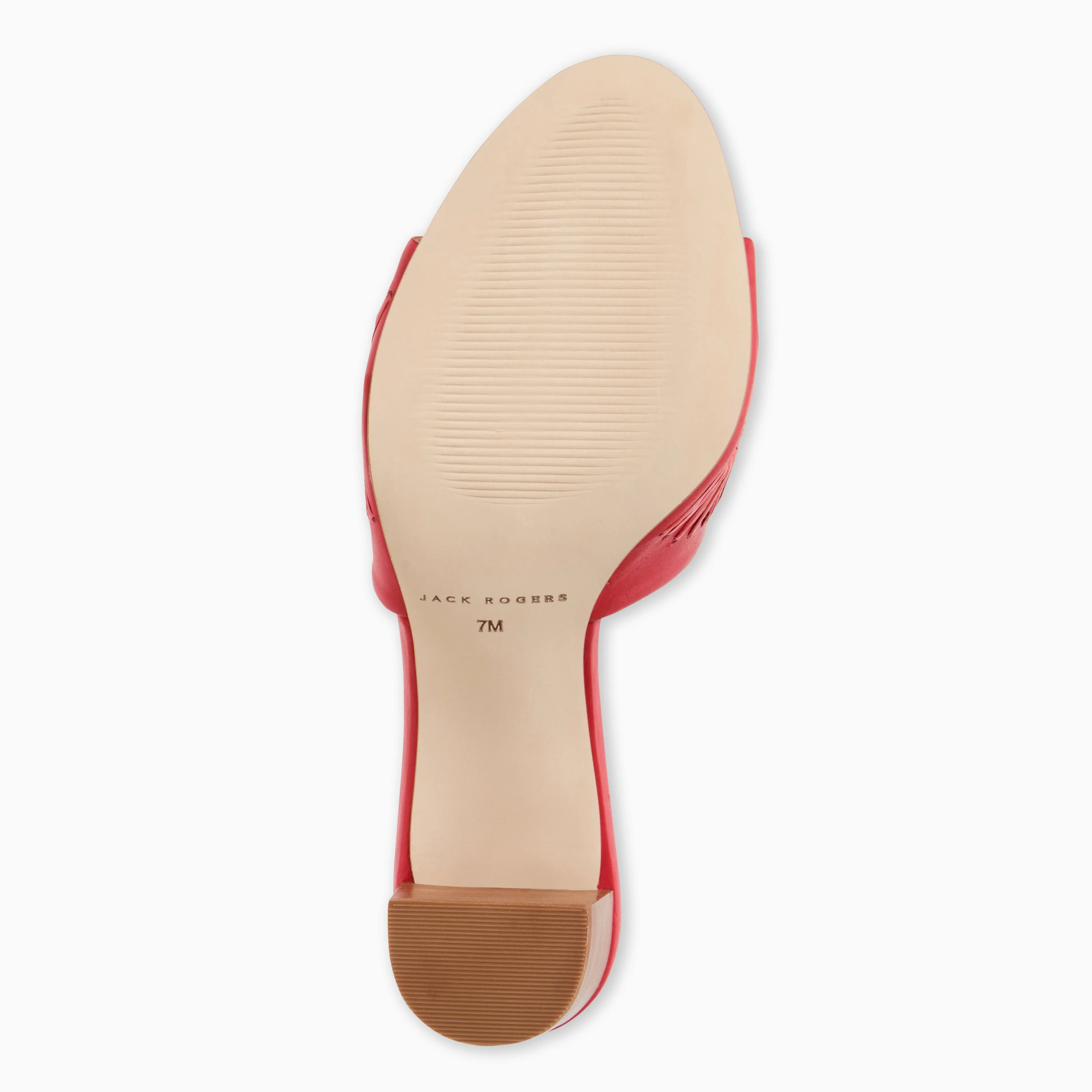 Harbor Mood soft pastel Susie Leather Sandal Heel