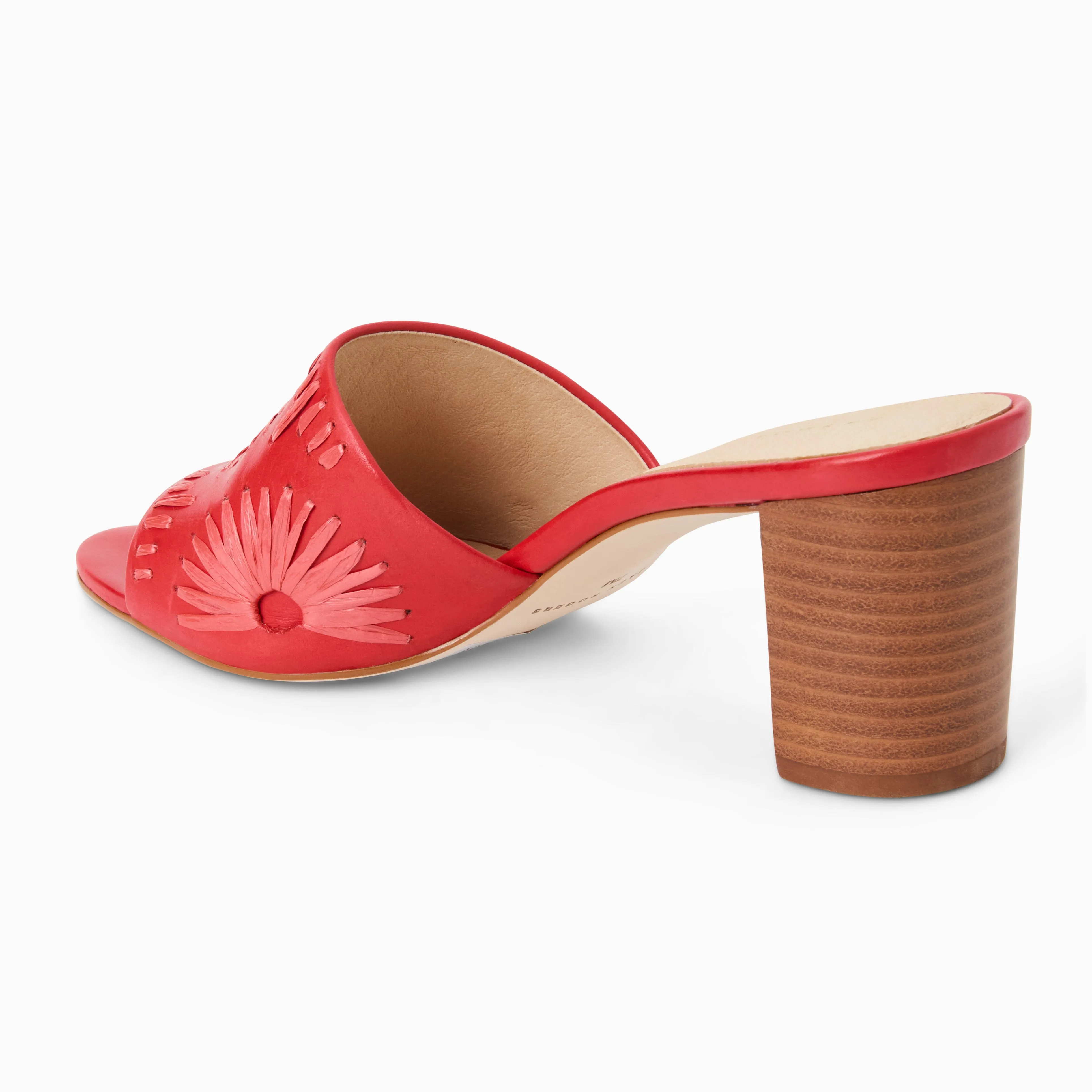 Action Fast Susie Leather Sandal Heel