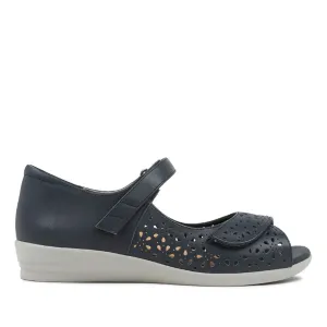 ZIERA DAFFODIL NAVY GREY SOLE Hero Walk Soft Tone