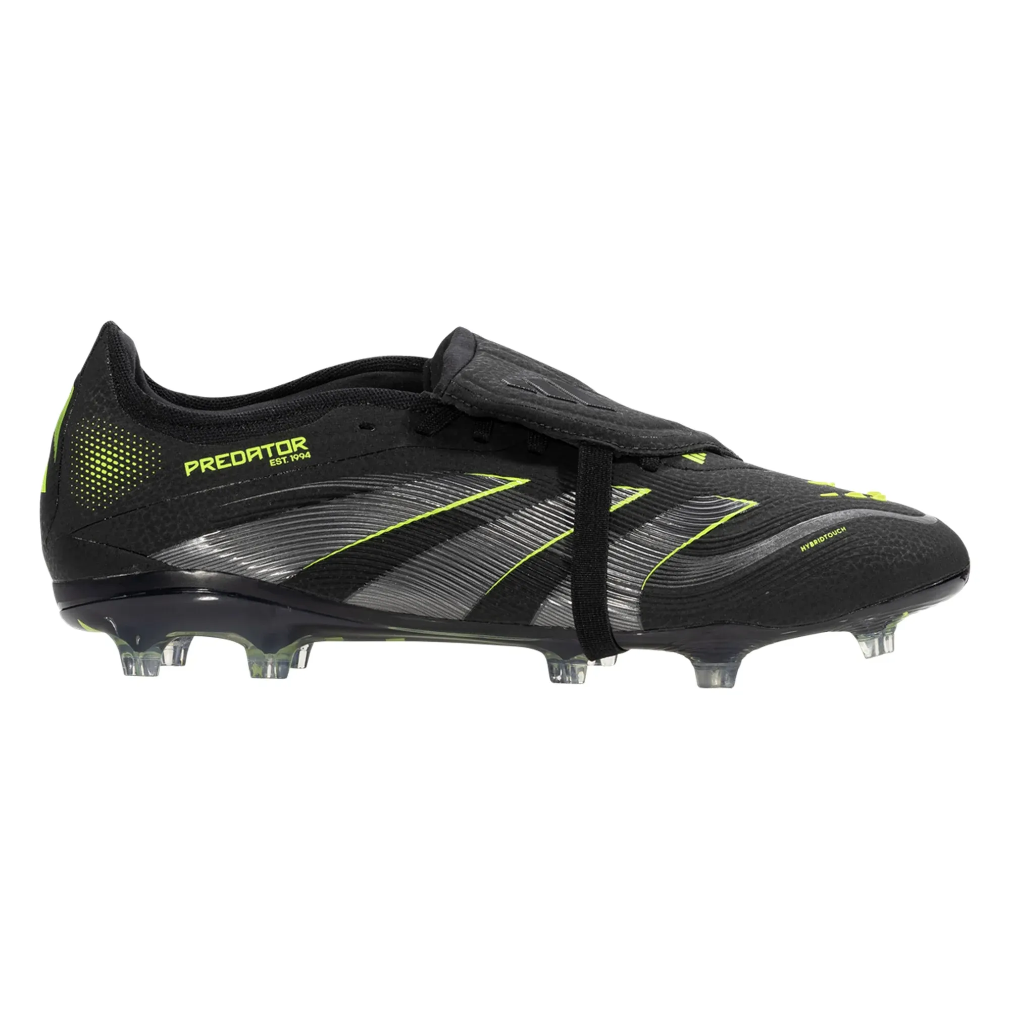 Kick Ready adidas Predator Pro FT Firm Ground Soccer Cleats (Black/Lucid Lemon)