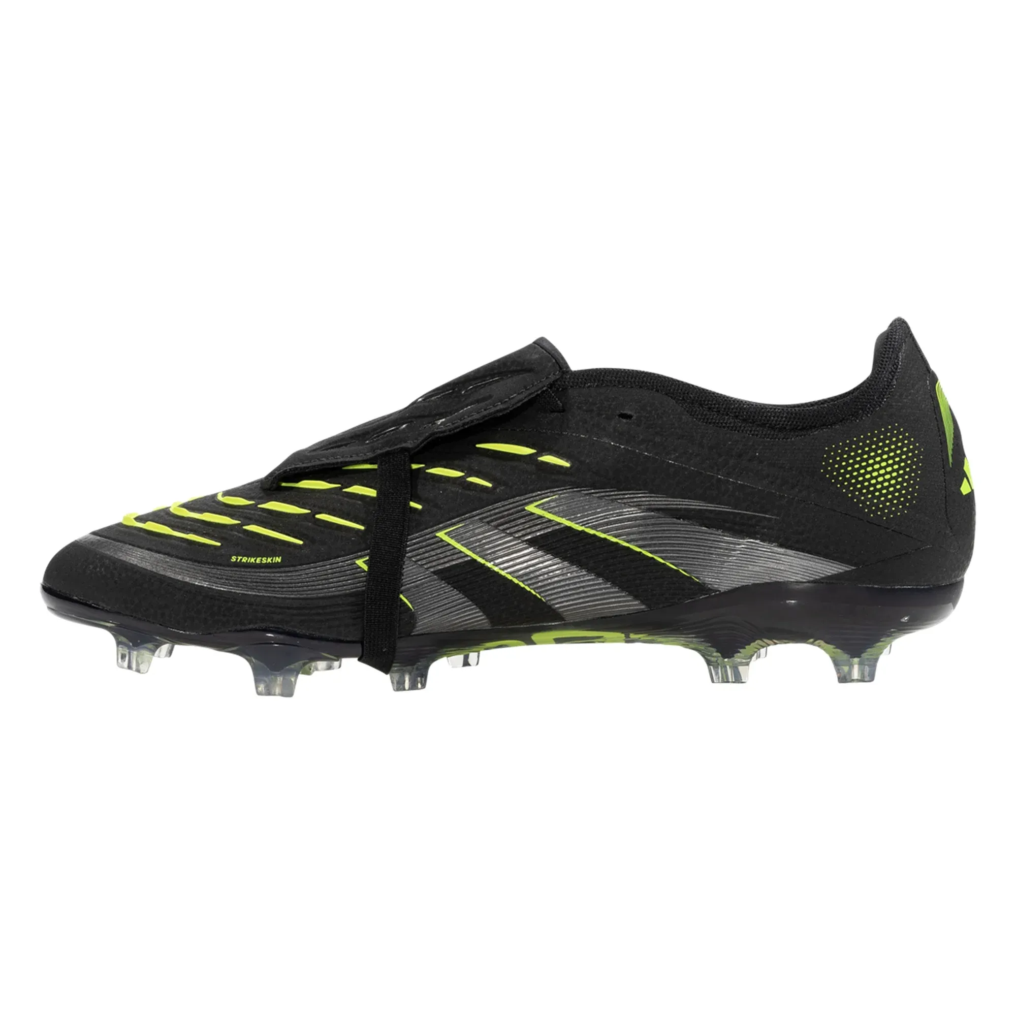 Soft Terrain Soft Upper adidas Predator Pro FT Firm Ground Soccer Cleats (Black/Lucid Lemon)