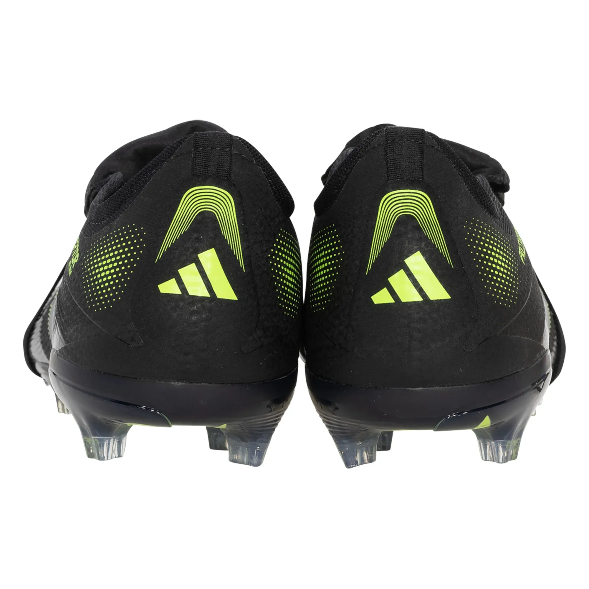 adidas Predator Pro FT Firm Ground Soccer Cleats (Black/Lucid Lemon) Anti-Clog