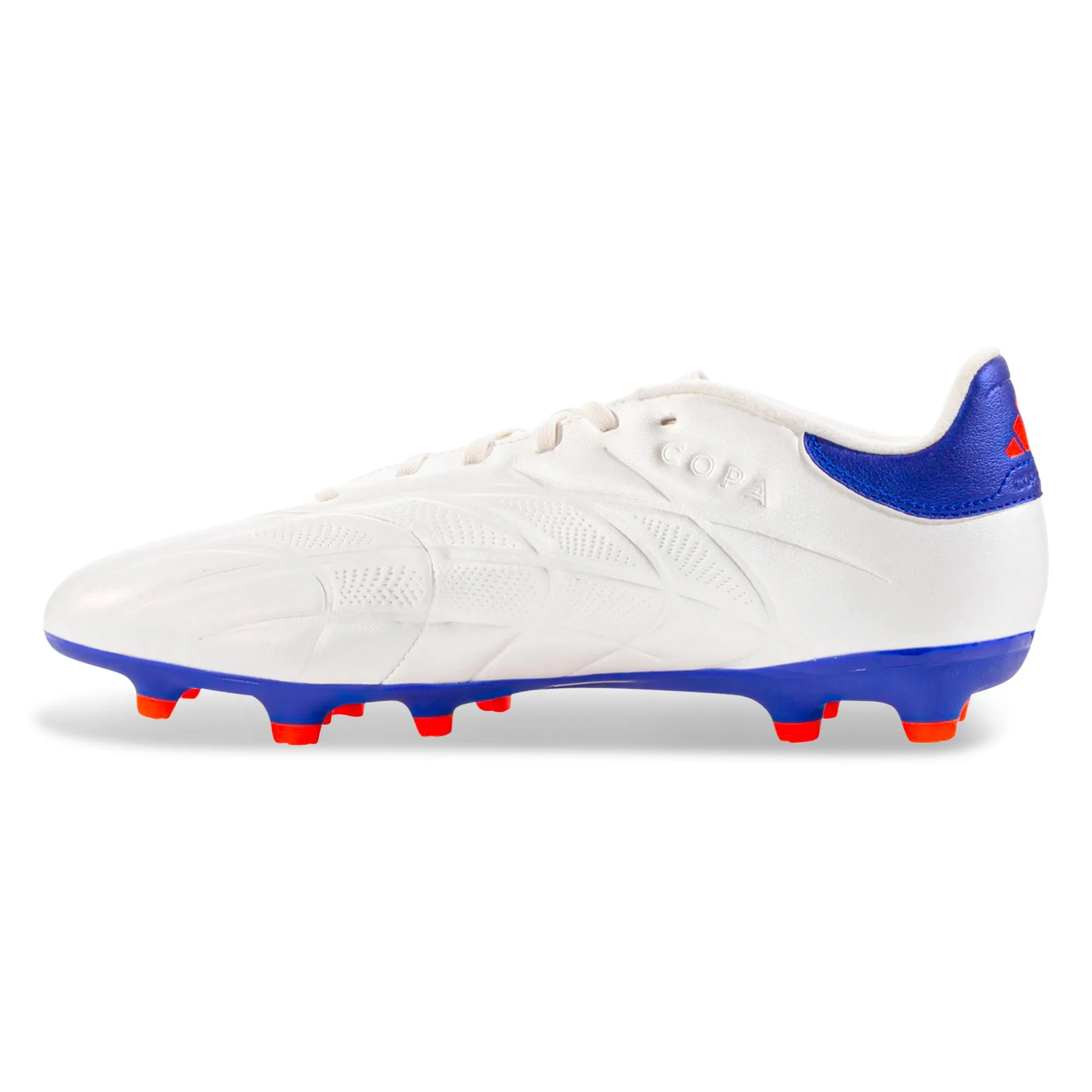Zoom Fit adidas Copa Pure 2 League FG (White/Lucid Blue/Solar Red)
